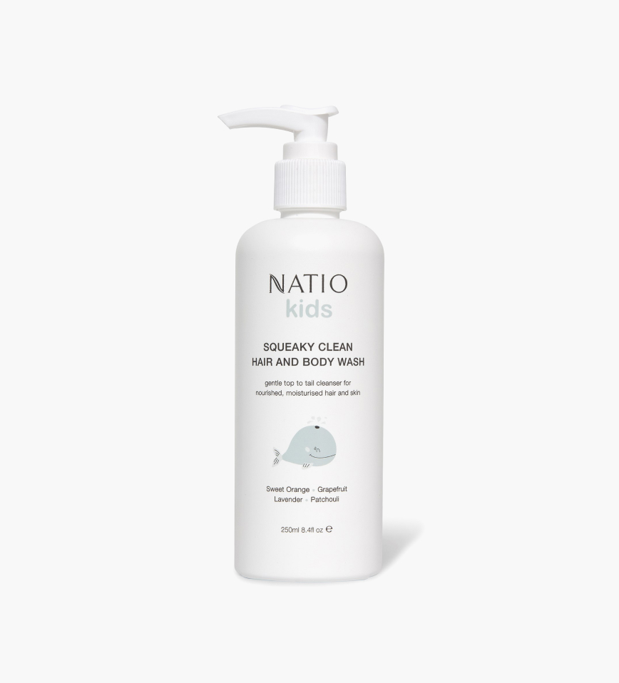 Natio Squeaky Clean Hair & Body Wash
