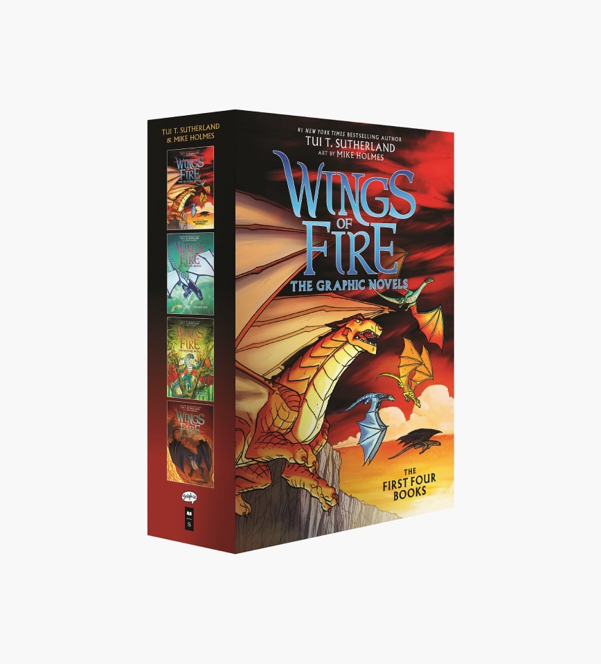 SCHOLASTIC WINGS OF FIRE THE GRAPHIC NOVELS FIRST FOUR BOOKS