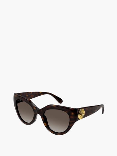 Gucci Tort Cat-eye Sunglasses