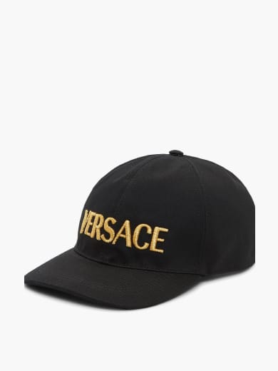 Versace Collection Verscace Script Logo Cap
