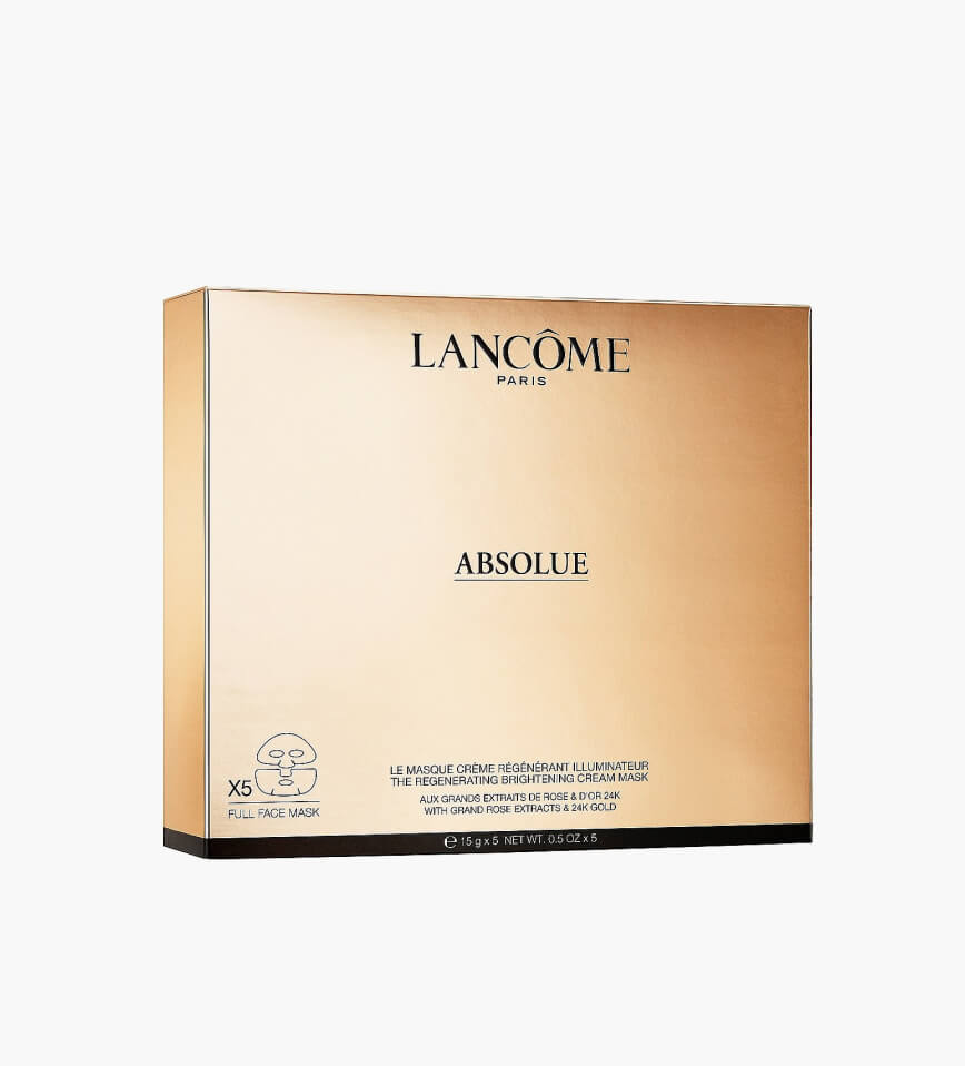 Lancôme Absolue Golden Cream Mask Pack Of 5 Masks For Dry Skin