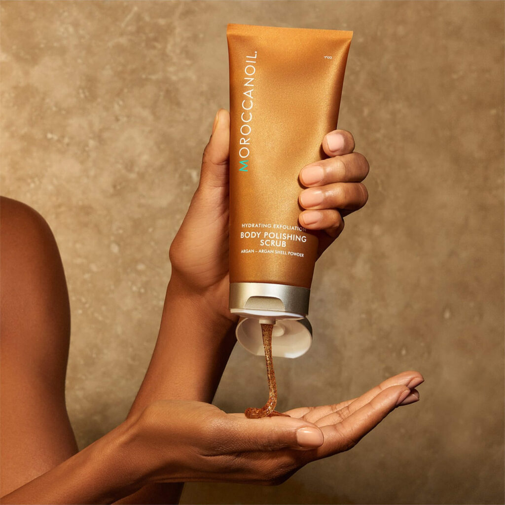 Polish And Prep With Exfoliating Scrub
Moroccanoil Body Polishing Scrub