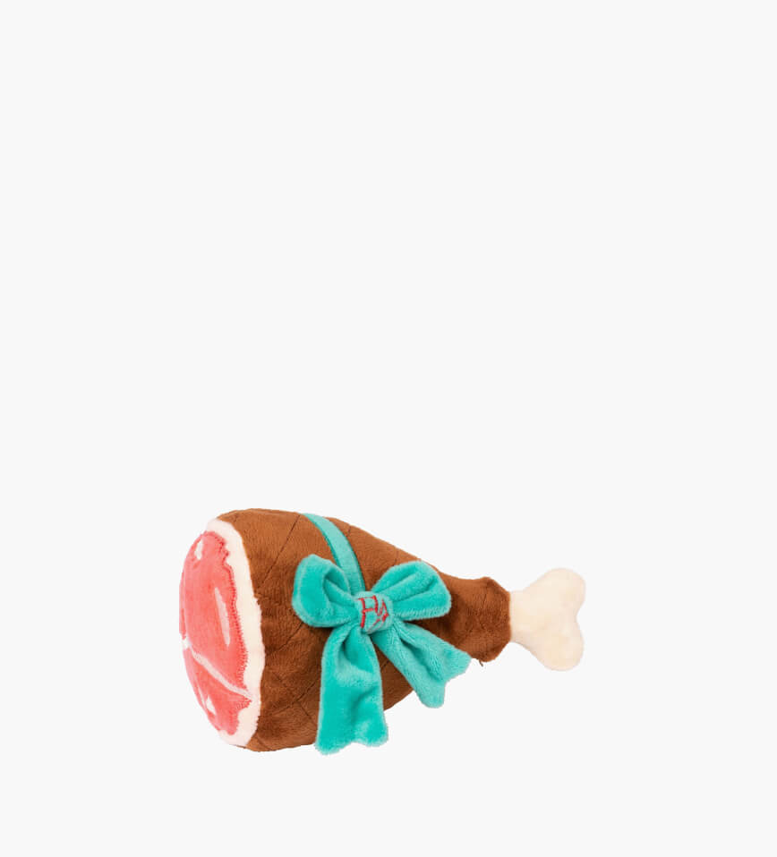 FuzzYard Humble Holiday Ham Dog Toy