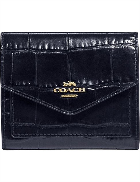 coach croc wallet