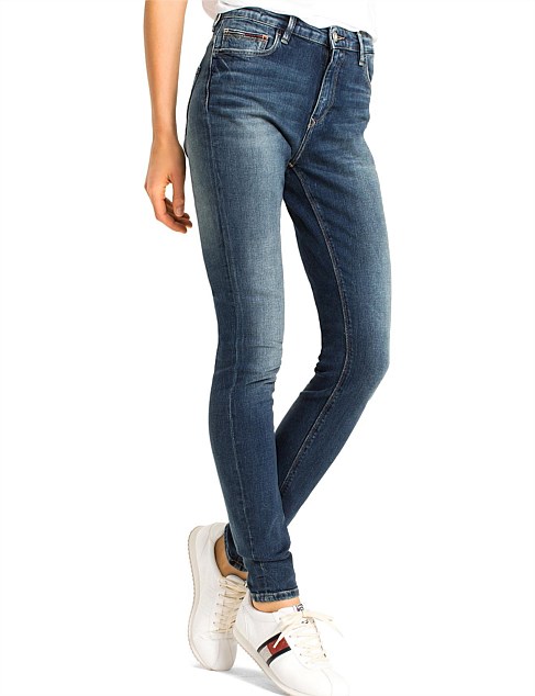 santana high rise skinny fit jeans