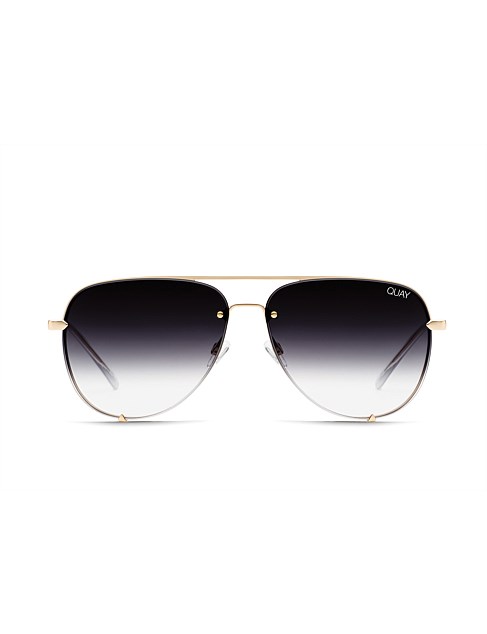 high key rimless sunglasses