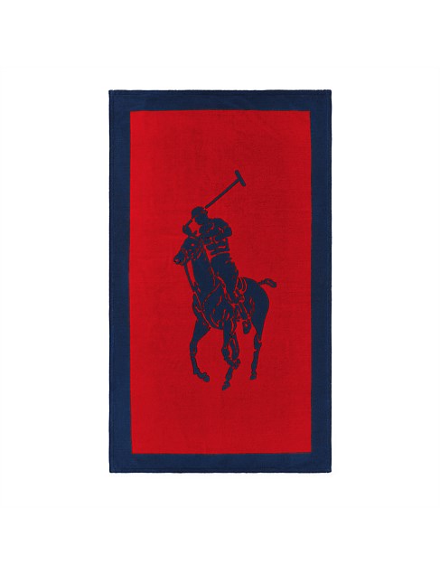 Polo Jacquard Beach Towel