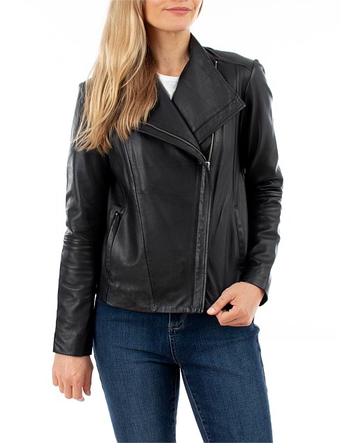 David jones clearance women's leather jacket