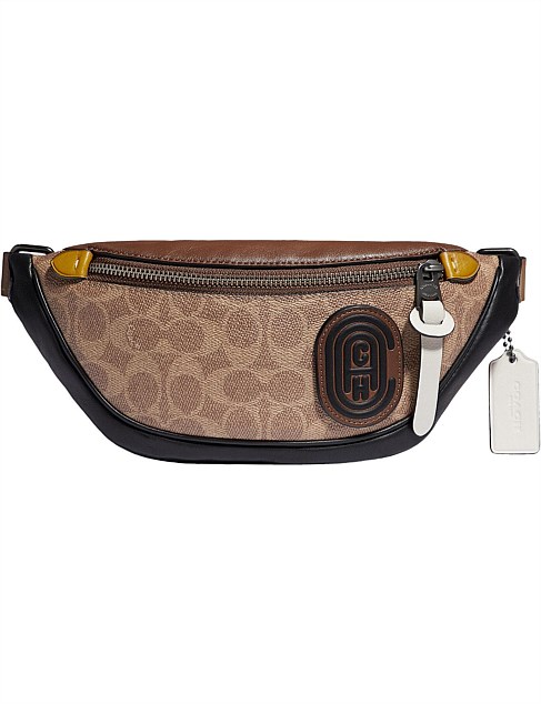 coach belt bag signature