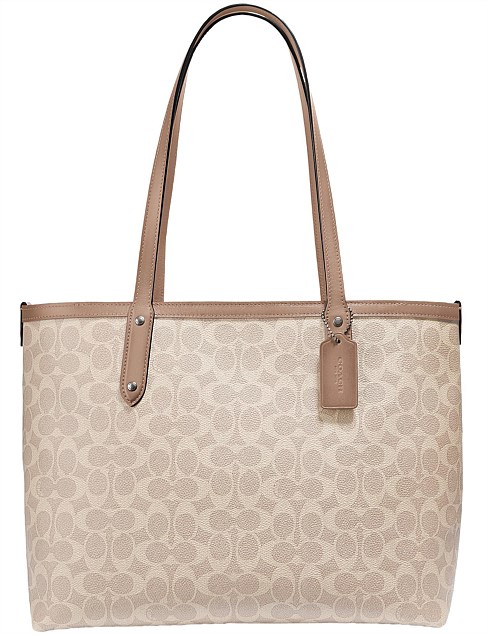 coach central tote with zipper