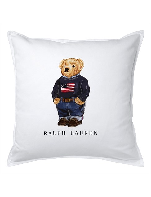 ralph lauren polo bear throw pillow