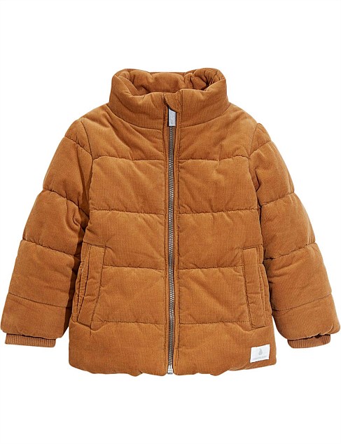 country road cord puffer jacket