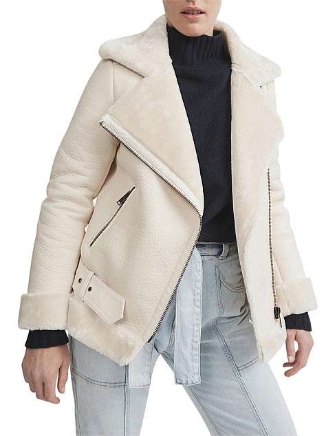 witchery aviator coat