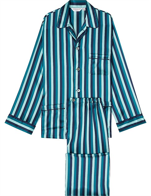 Derek Rose 100 Silk Classic Fit Pyjama Set David Jones