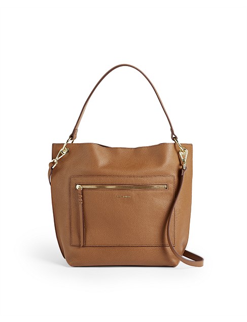 Ted Baker buy Women’s Brown Cafrin Leather Hobo Bag