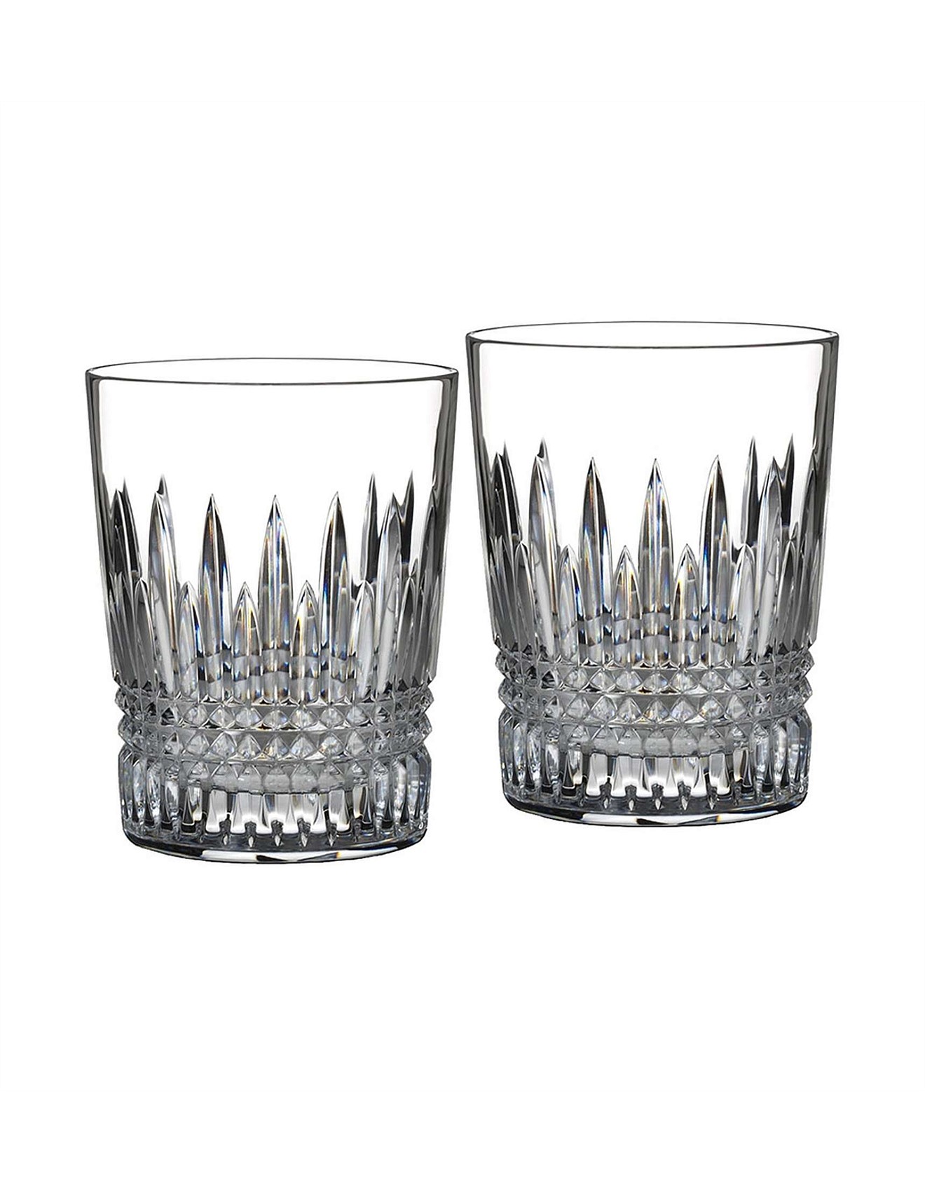 waterford lismore diamond tumbler set of 2