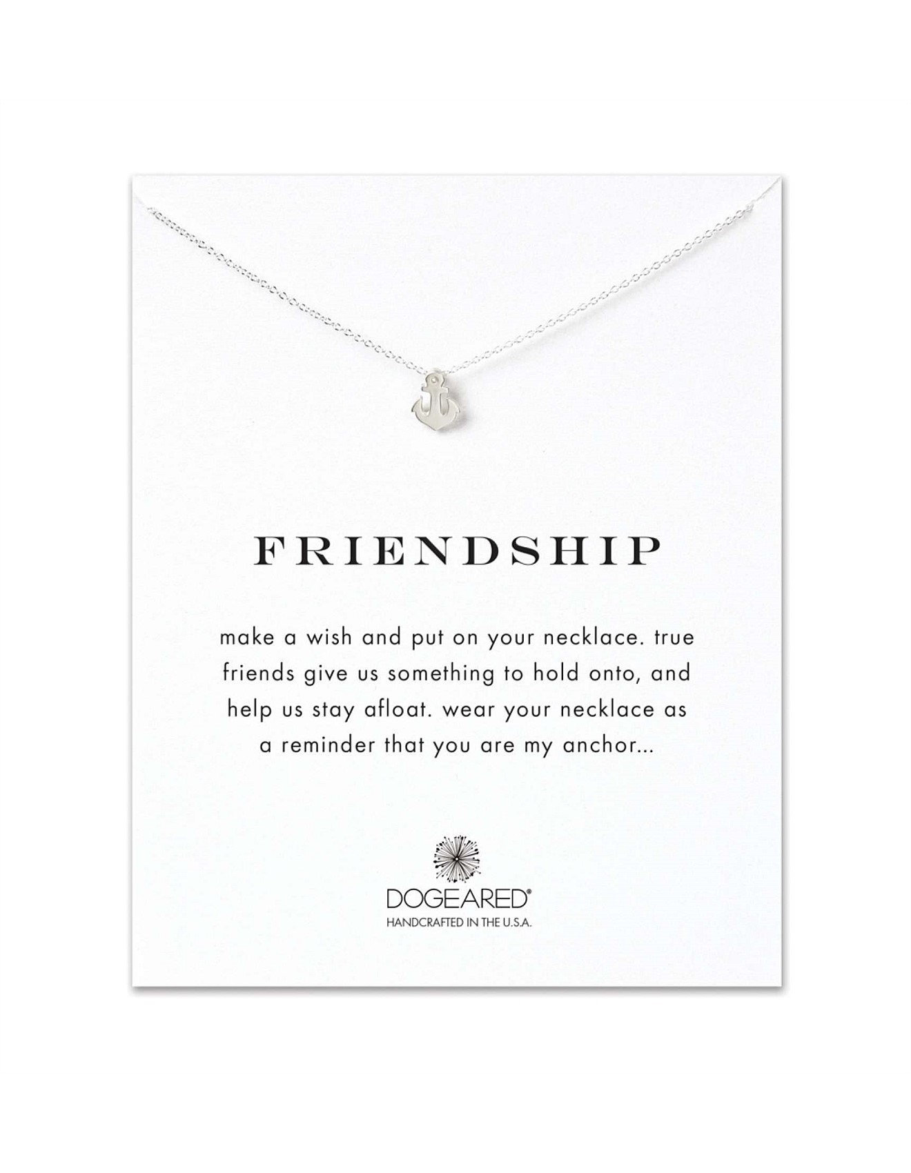 dogeared friendship necklace