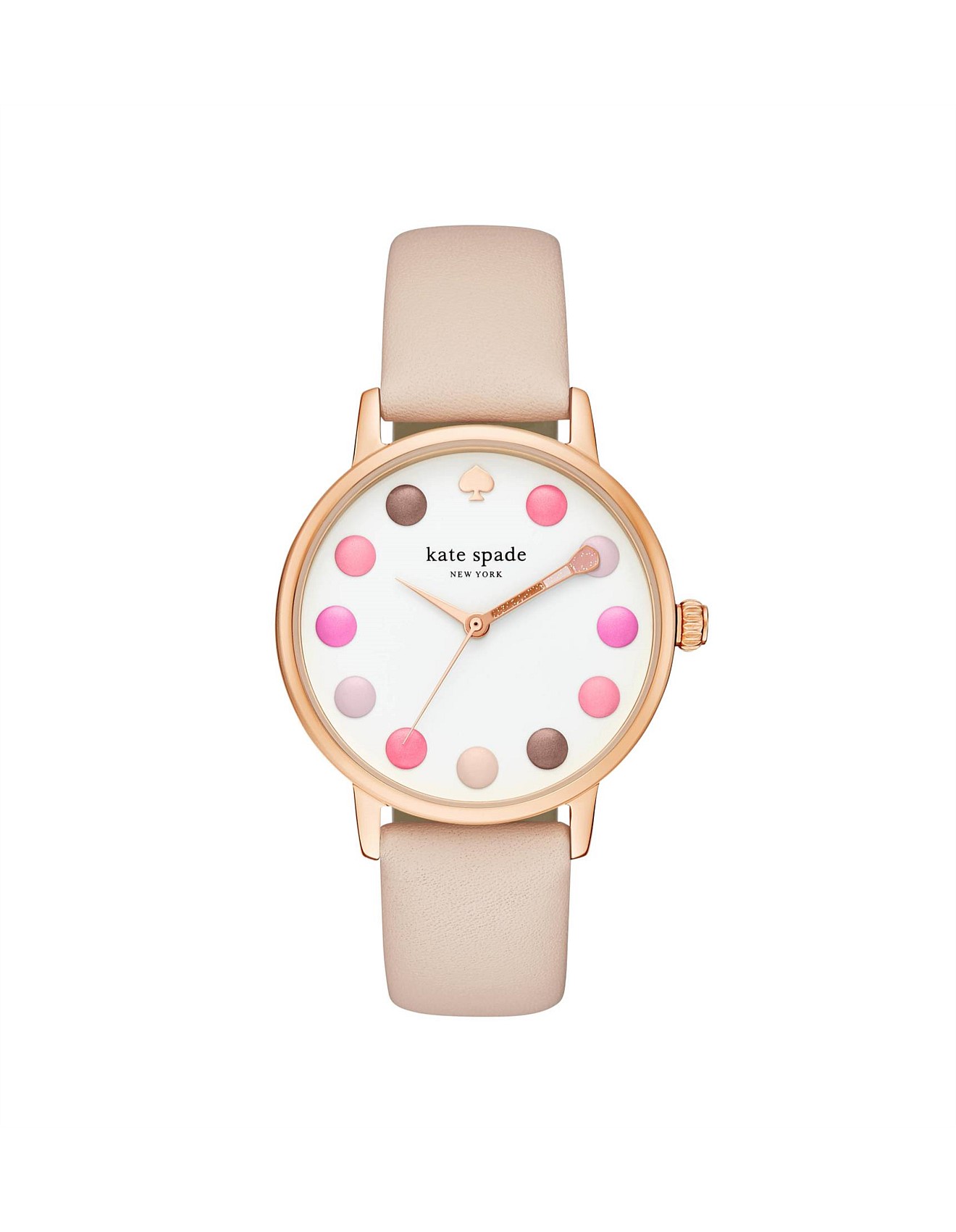 Kate Spade New York Metro Neutral Leather and Stainless Steel Watch David Jones