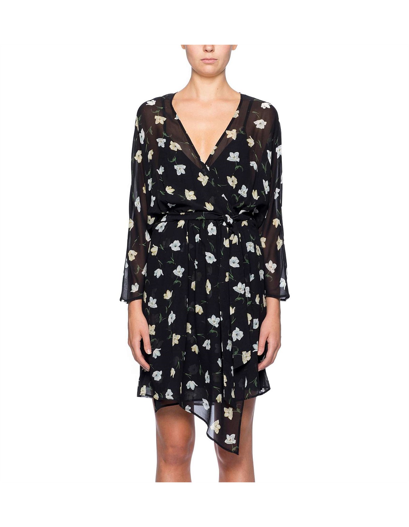 David jones hot sale wrap dress