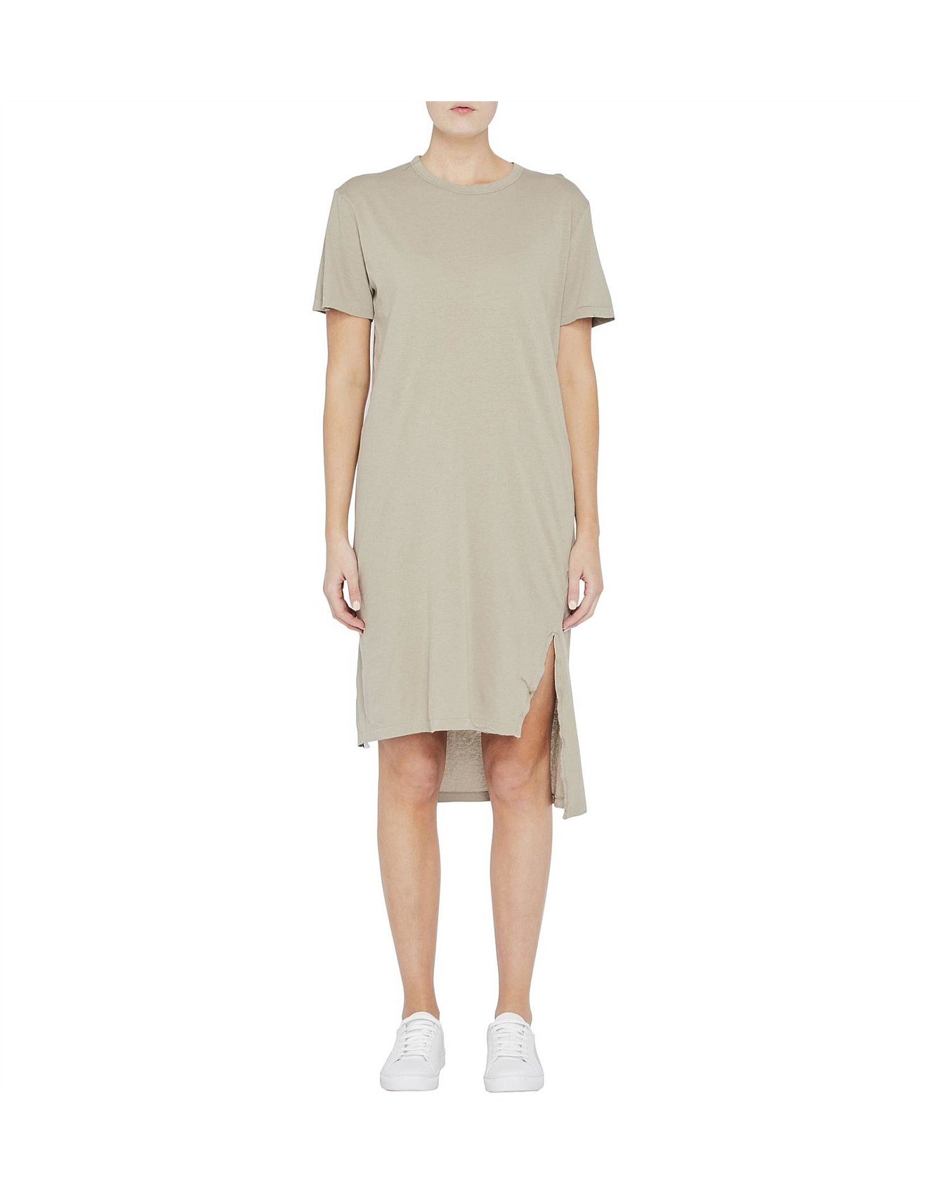 t shirt dress with split sides