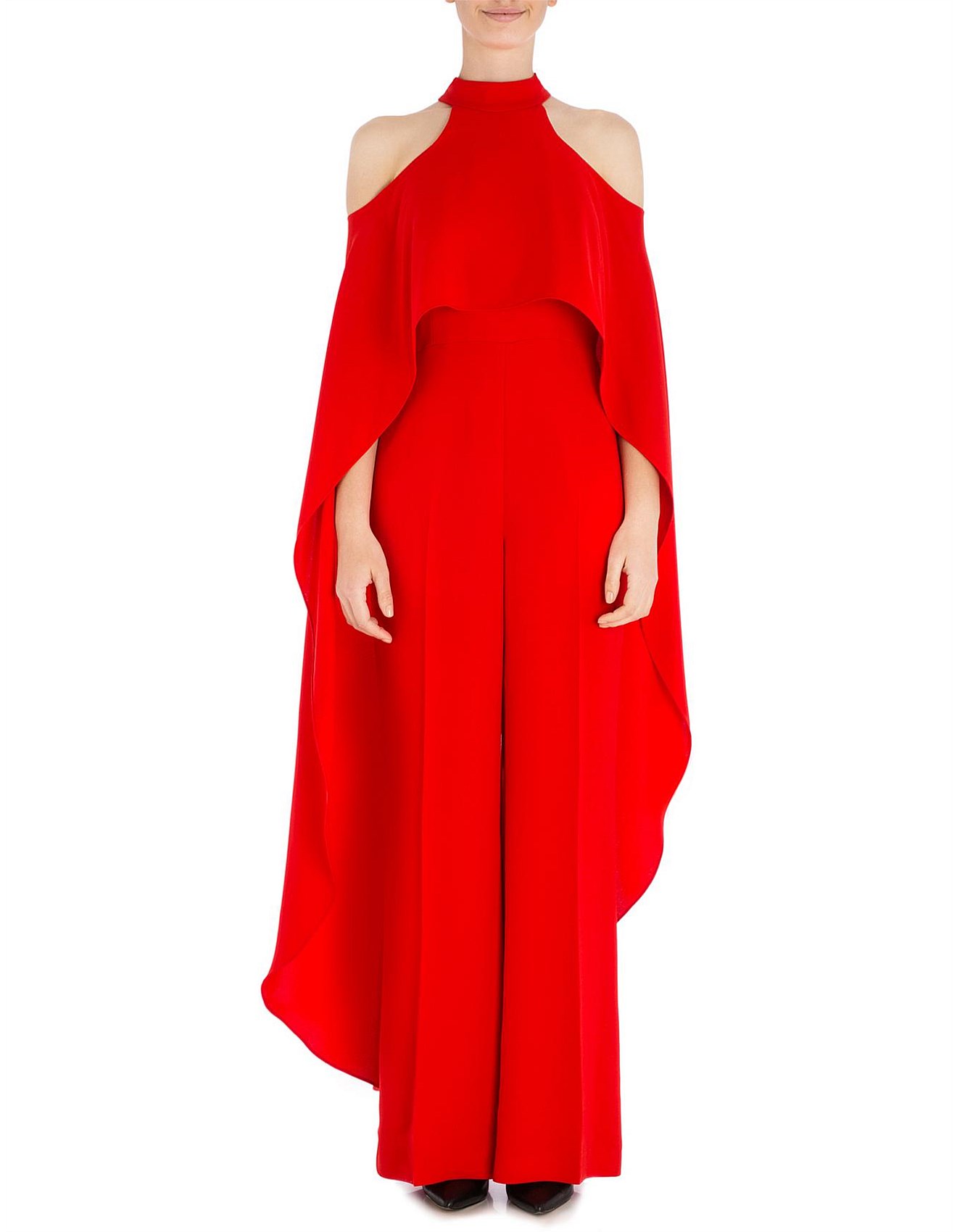 carla zampatti red jumpsuit