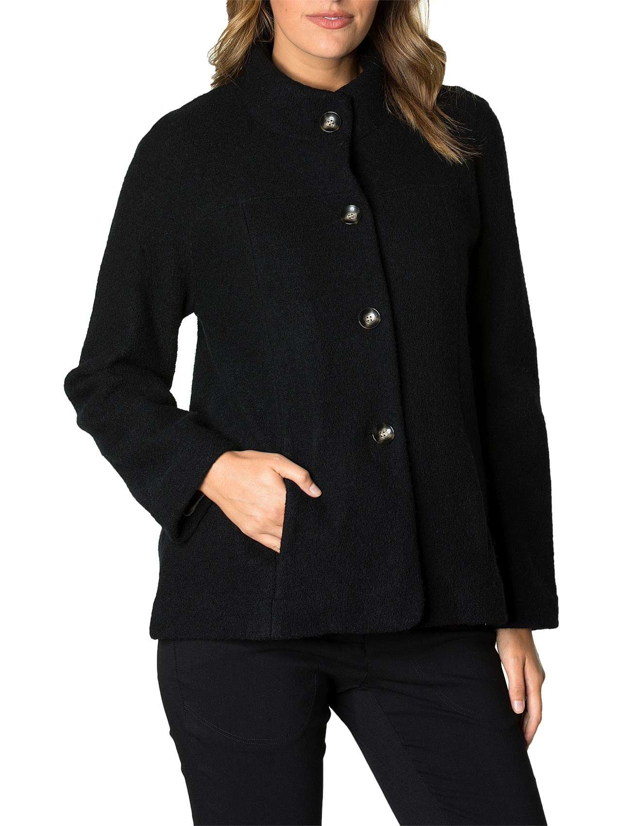 marco polo boiled wool jacket