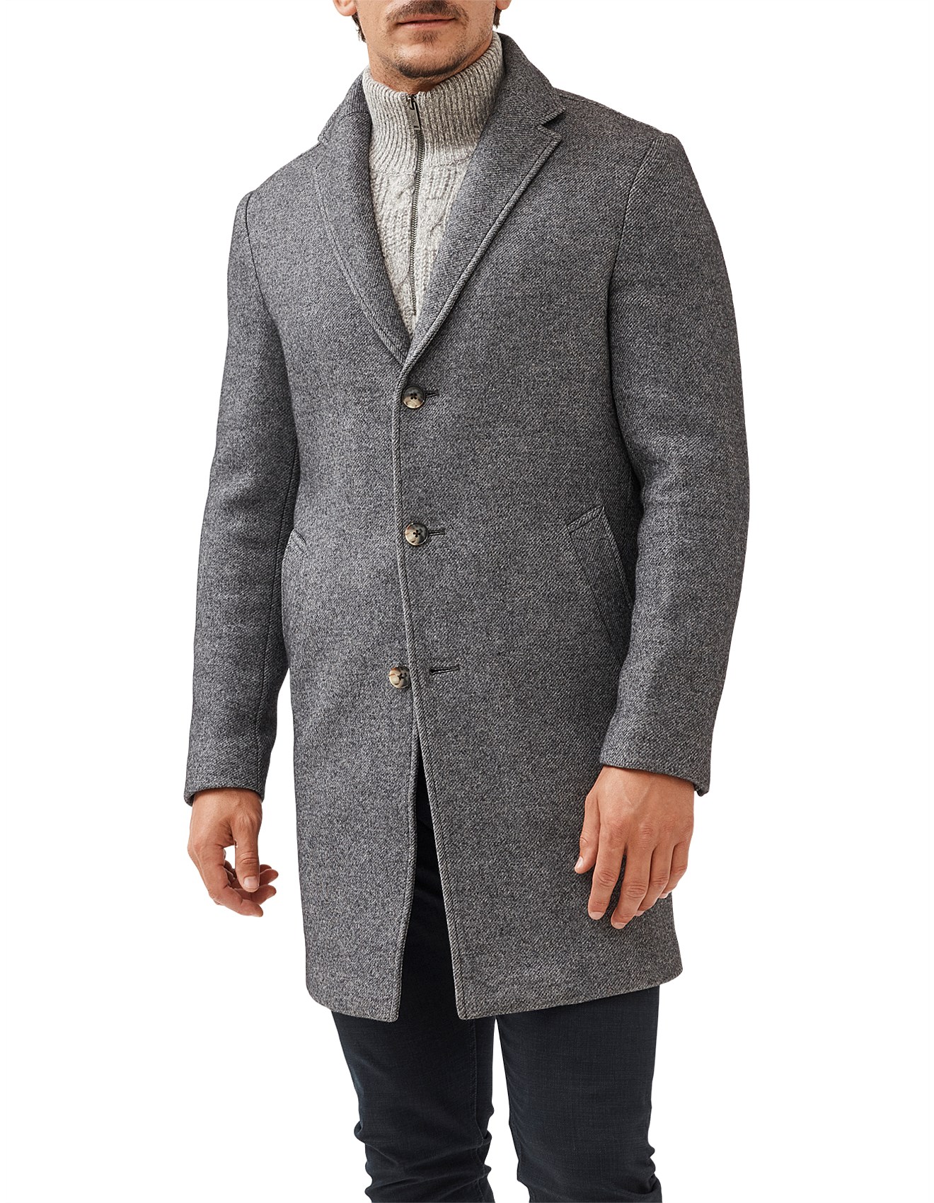 Calton hill wool deals blend coat