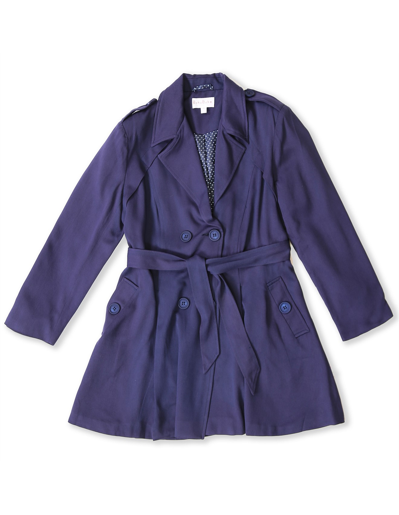 David jones trench outlet coat