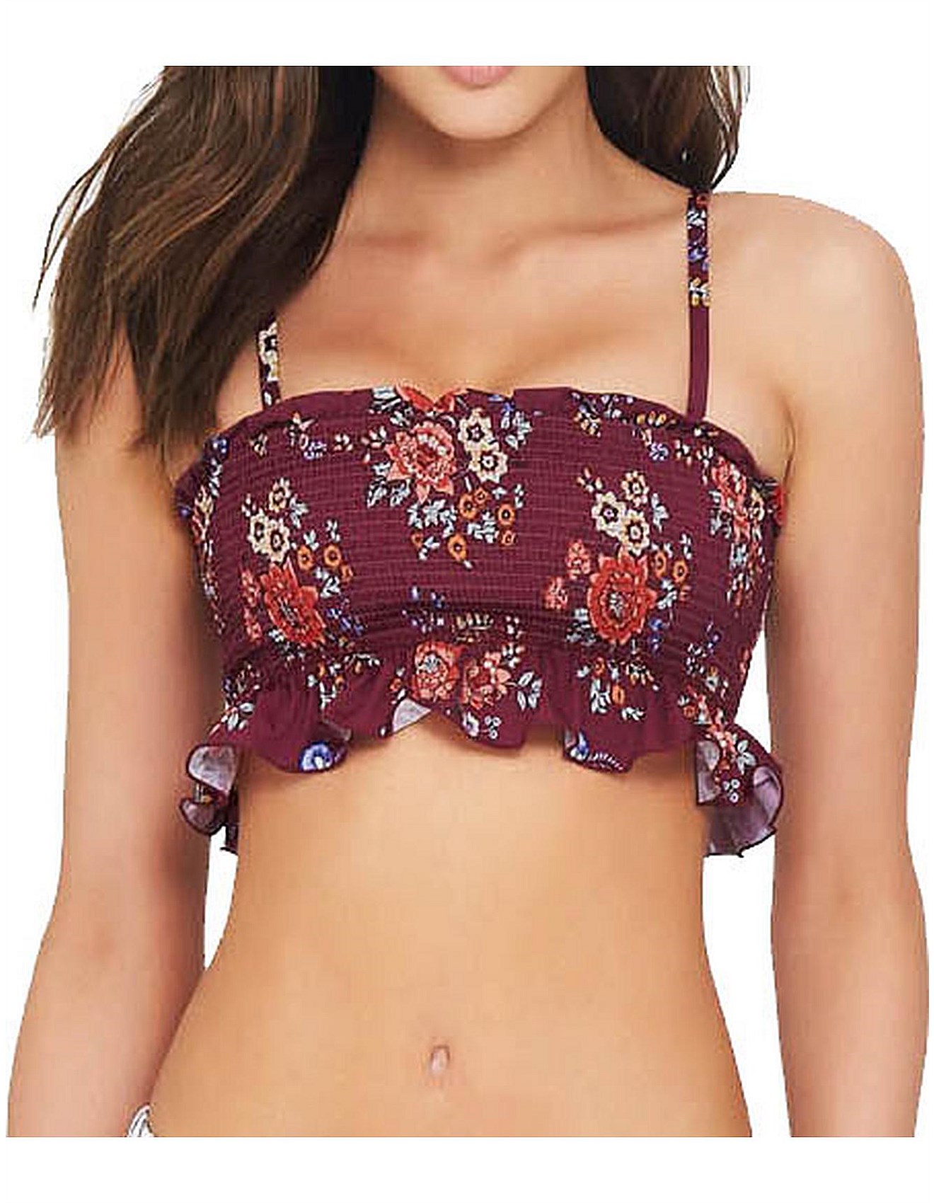 Tigerlily Stevie Shirred Crop | David Jones