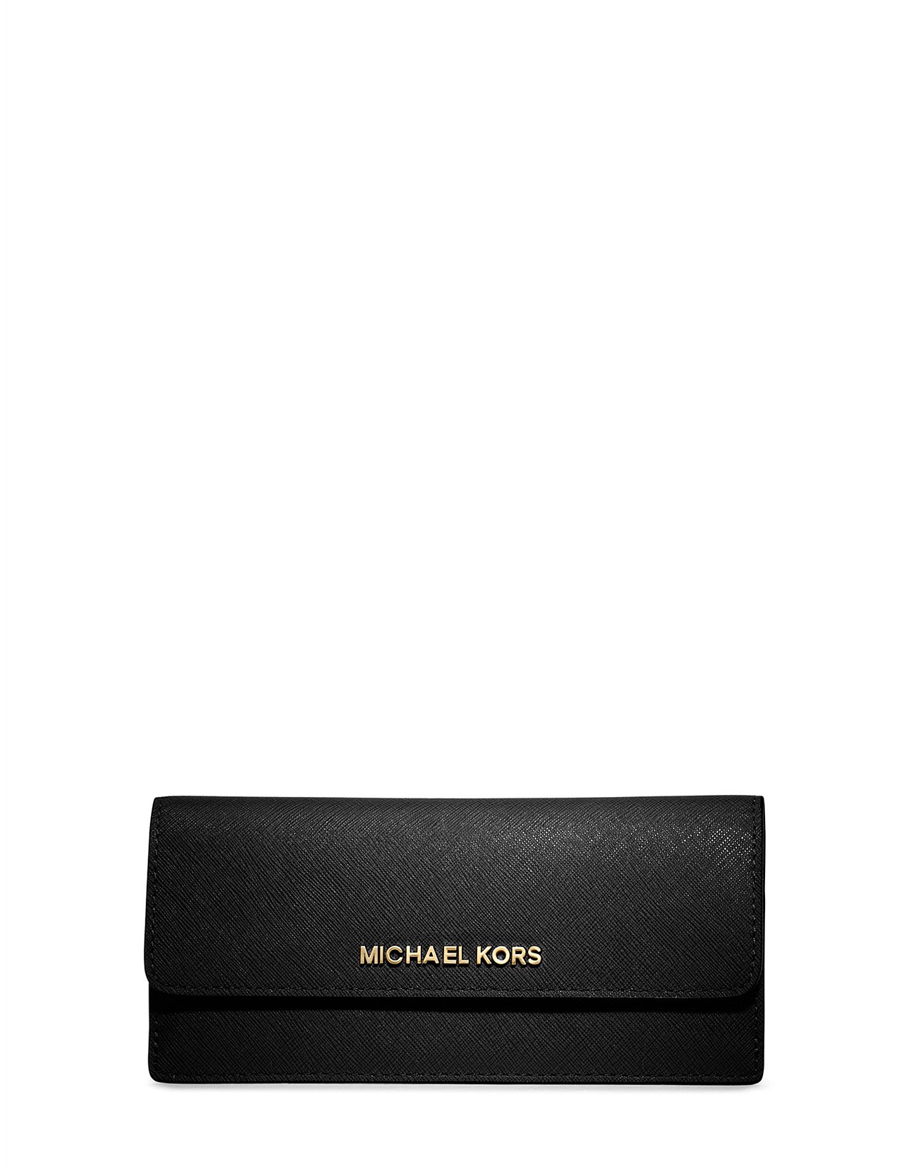 mk saffiano wallet