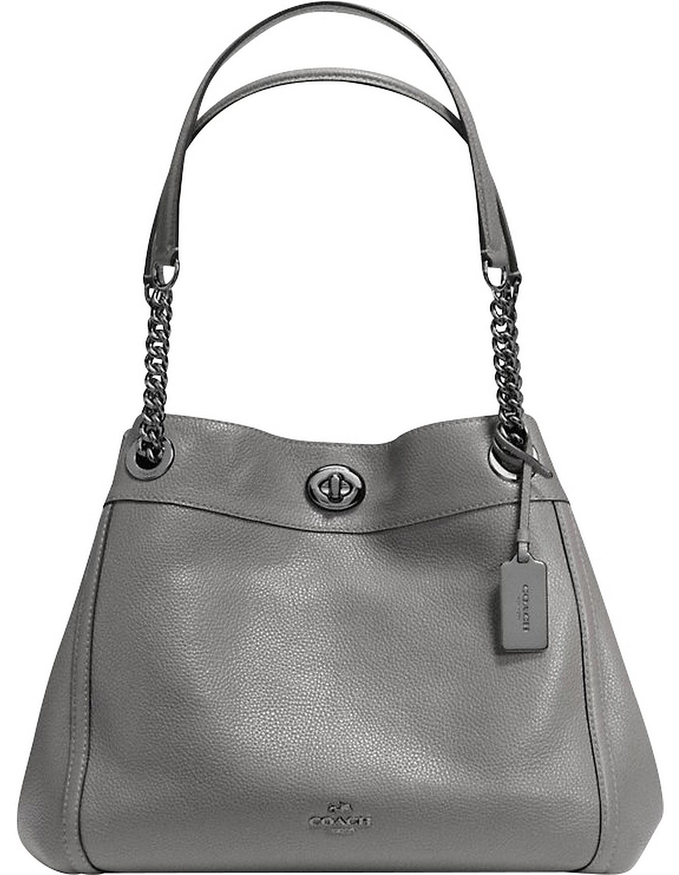 coach edie turnlock bag