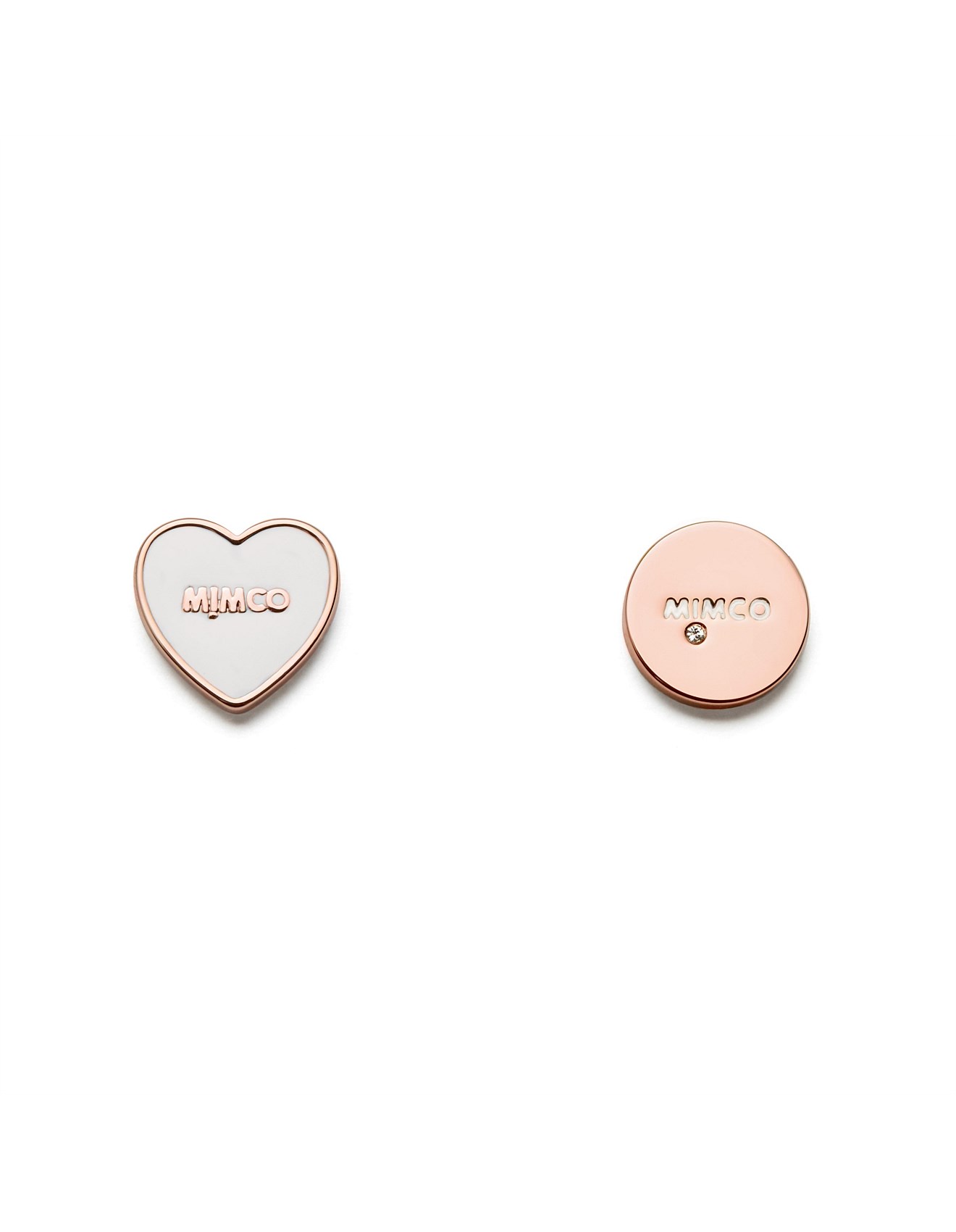 mimco sweetheart earrings