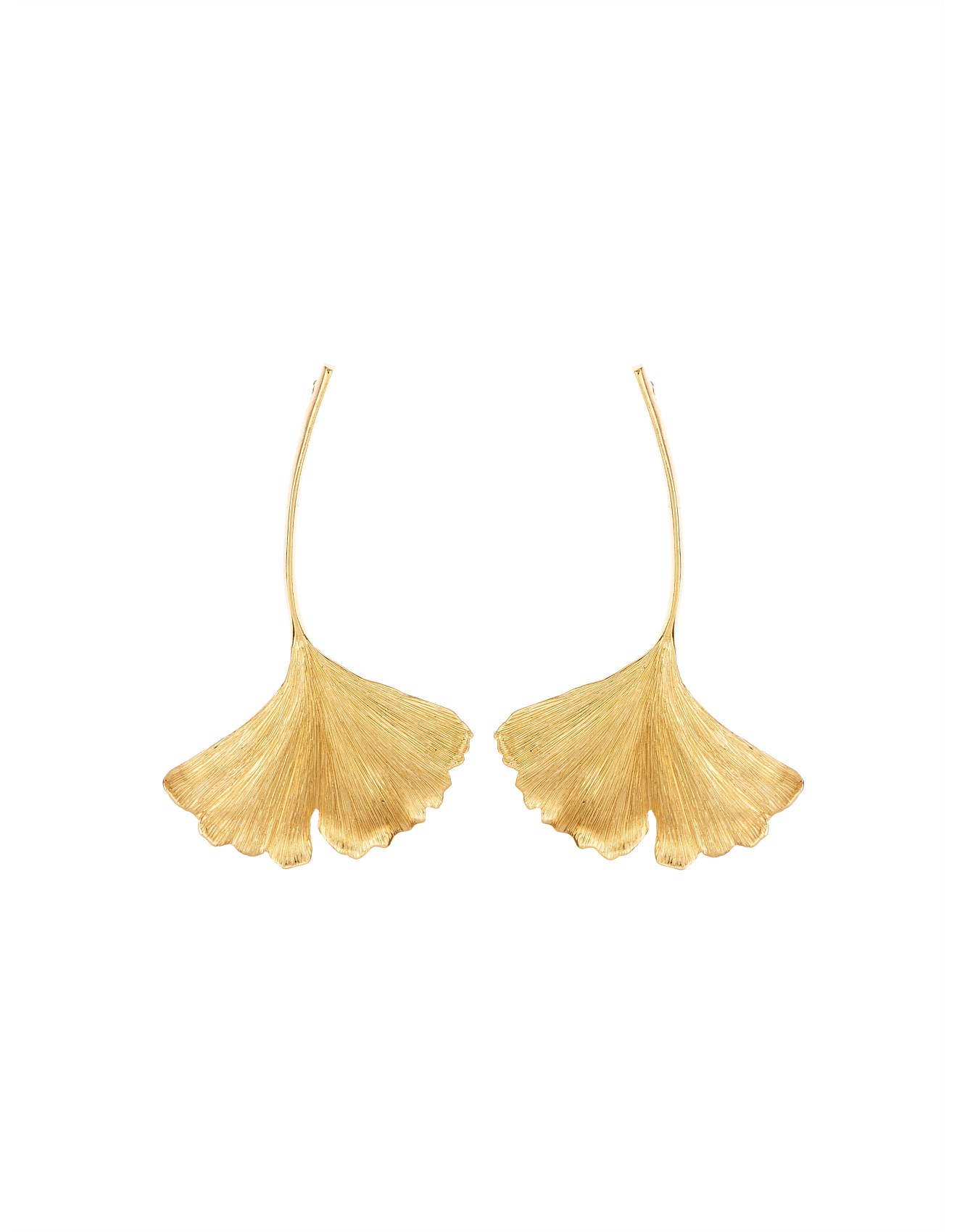 oscar de la renta ginkgo earrings