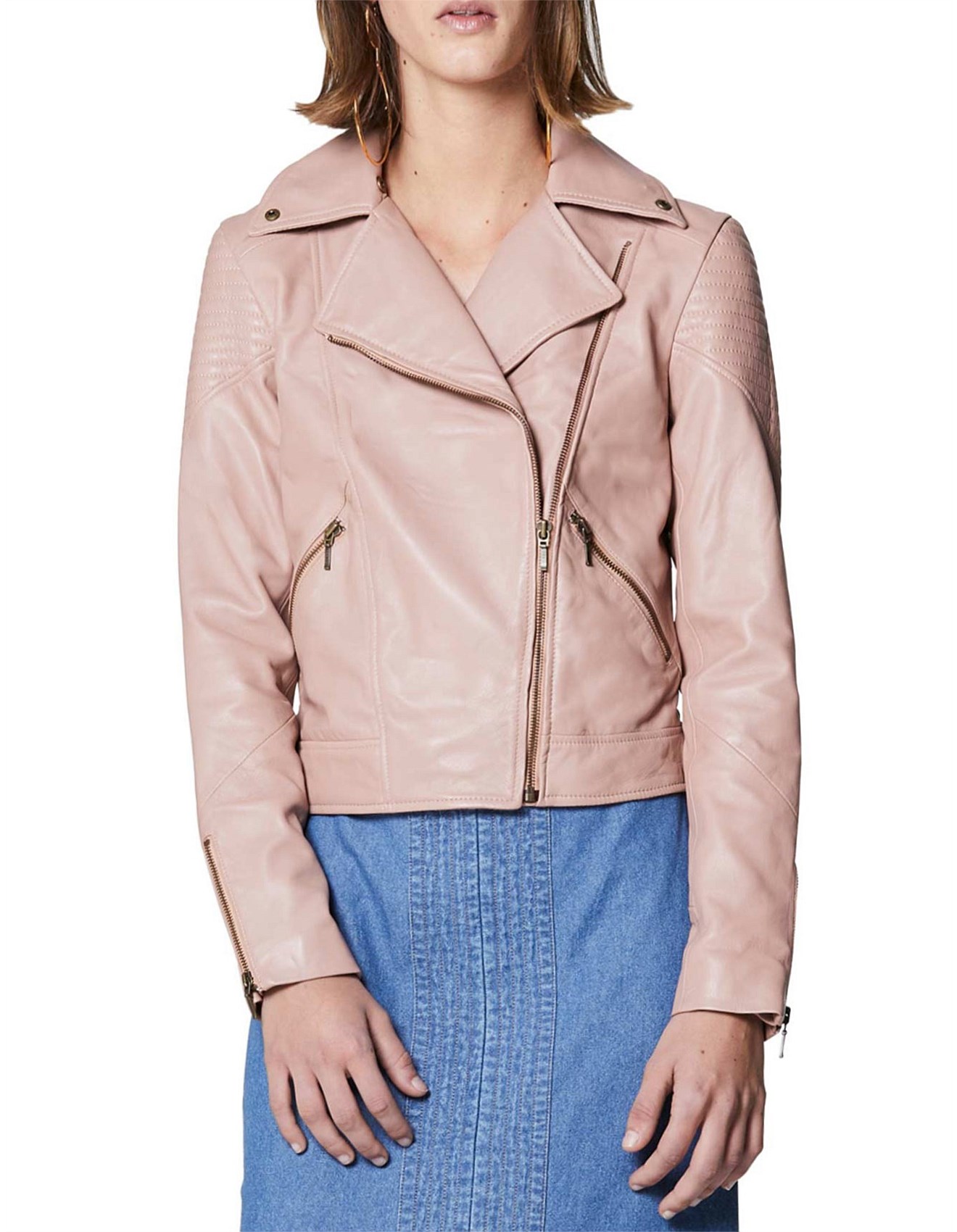 David jones shop womens leather jackets