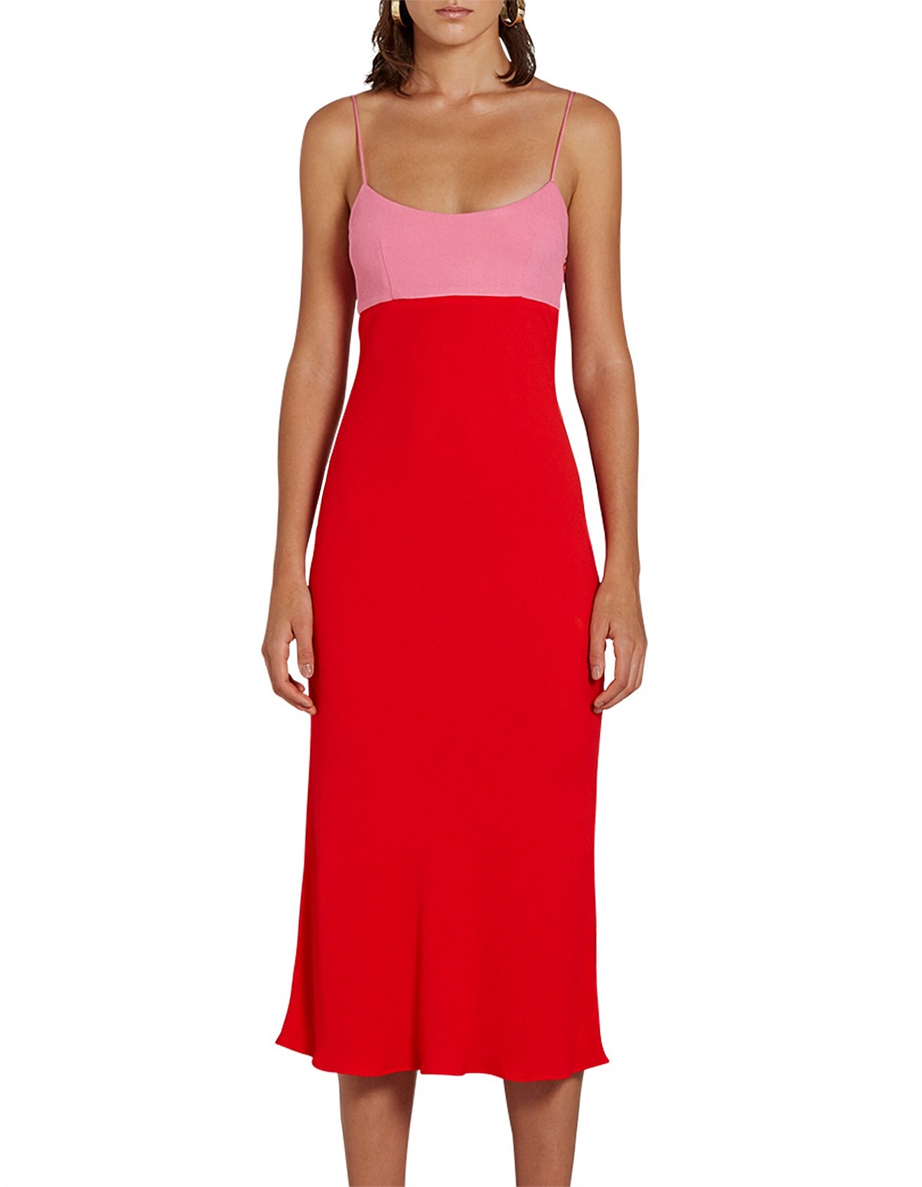 By Johnny Zinnia Slip Midi Dress David Jones