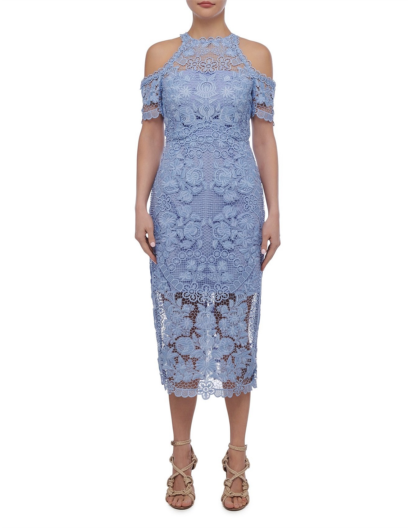 david jones lace dress