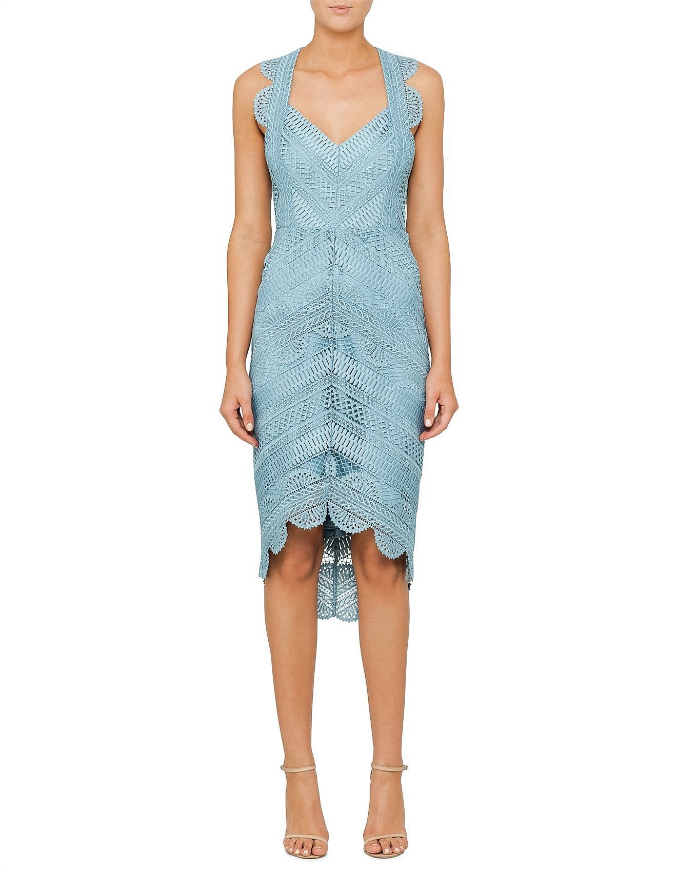 david jones lace dress