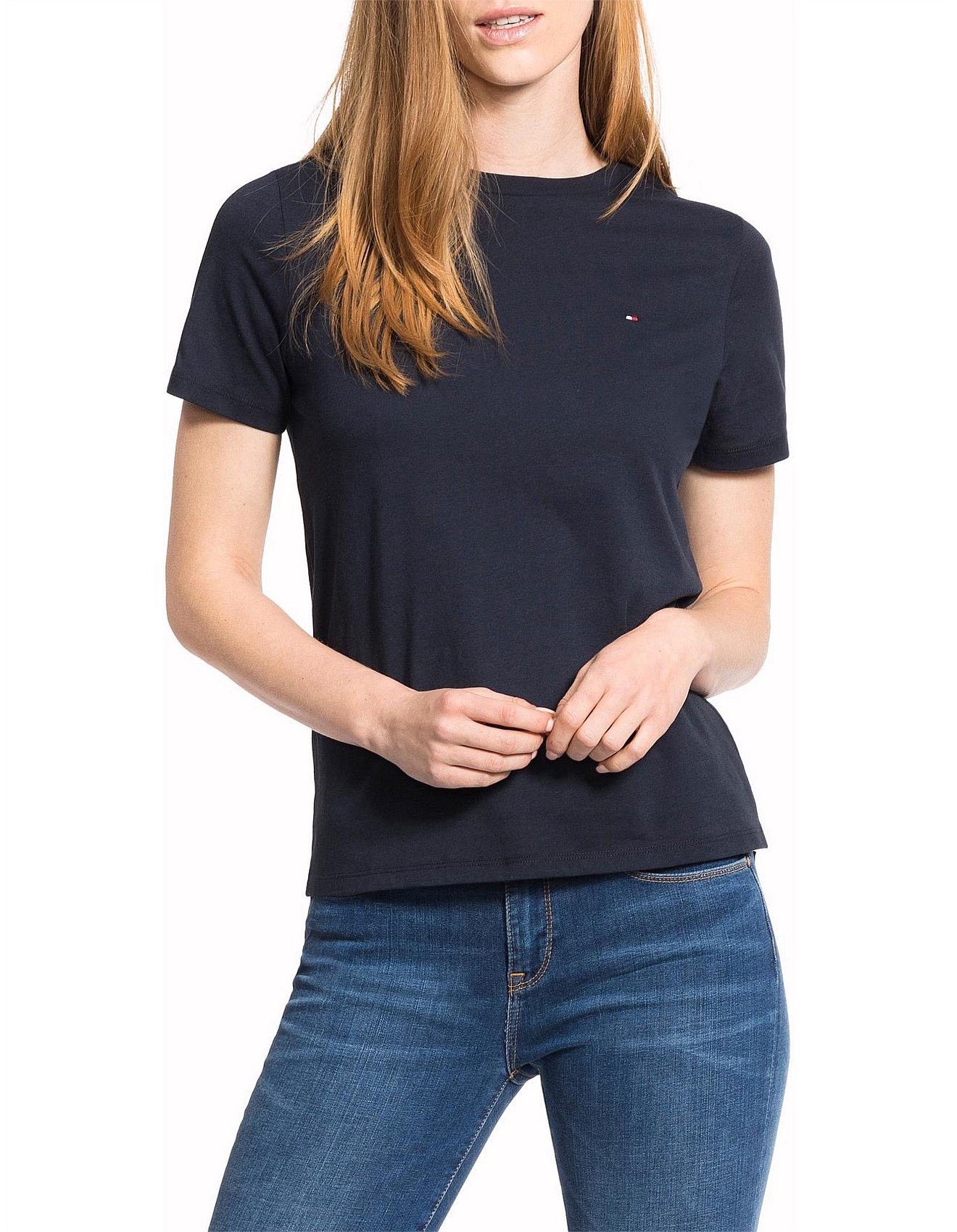 tommy hilfiger allie crew neck tee