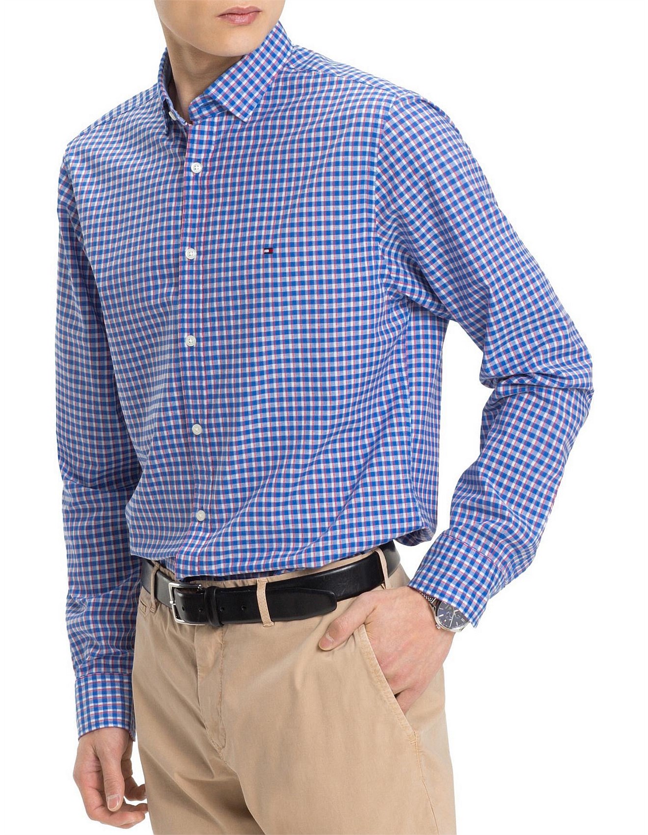 Men - SMALL MULTI COLORED CHECK SHIRT