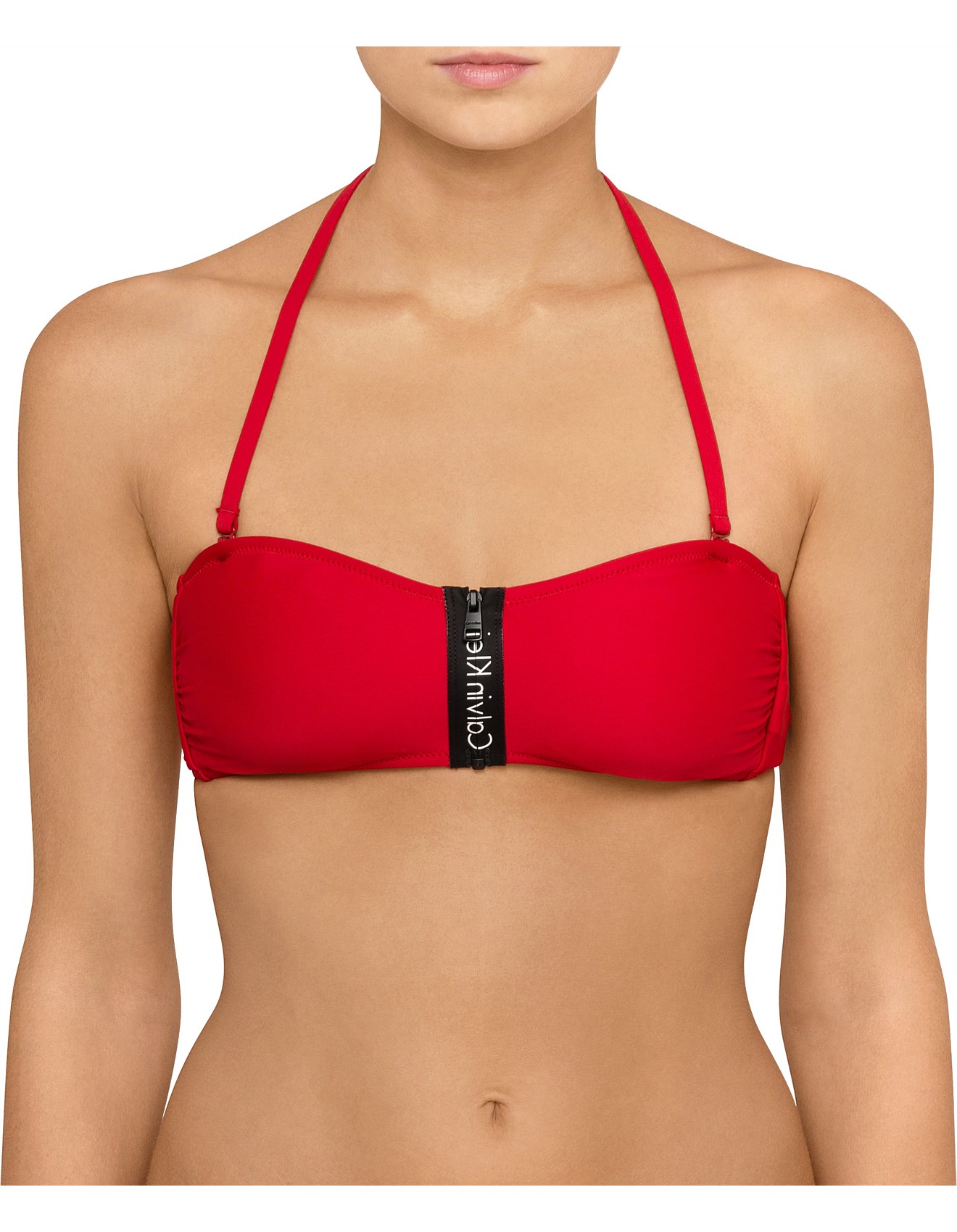 Calvin klein store zip bandeau