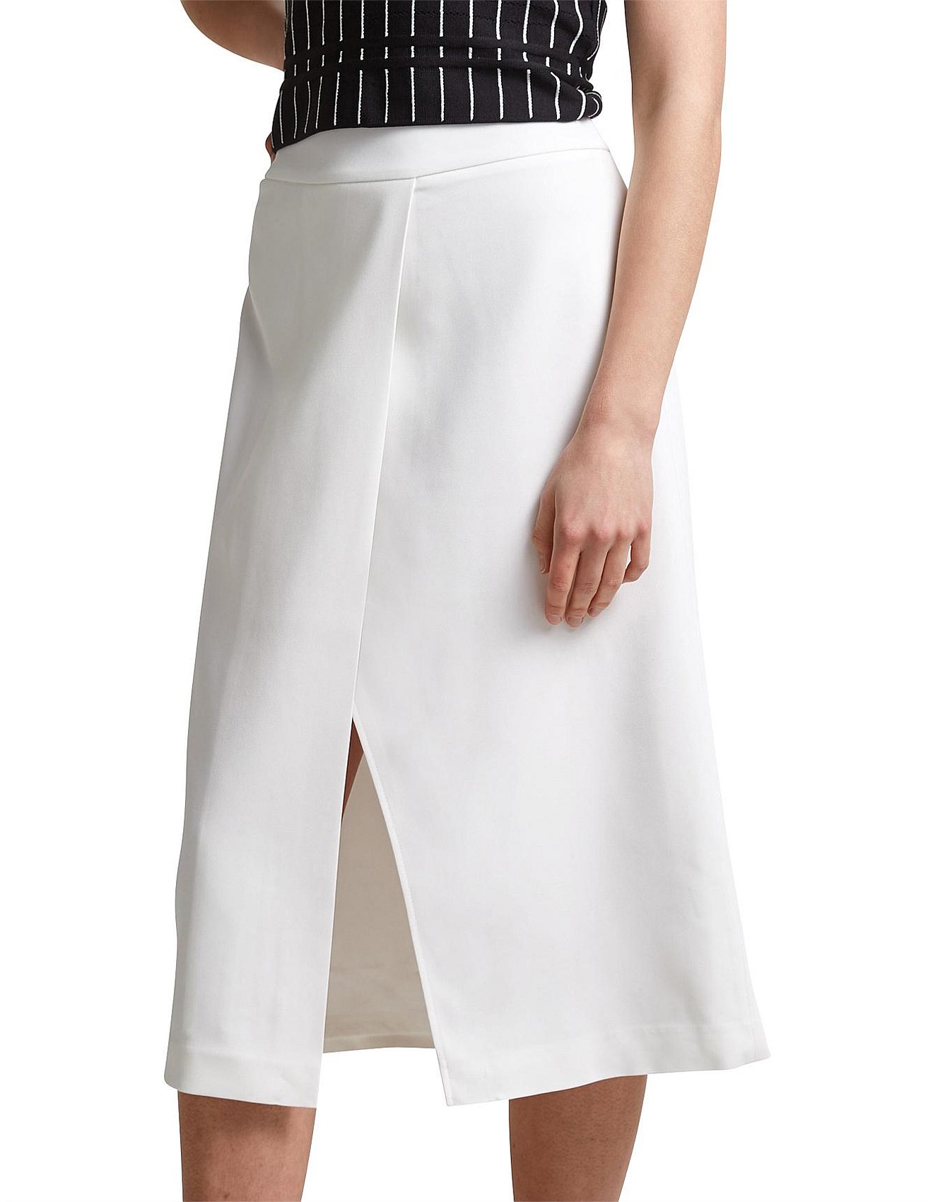 David jones white pencil sale skirt