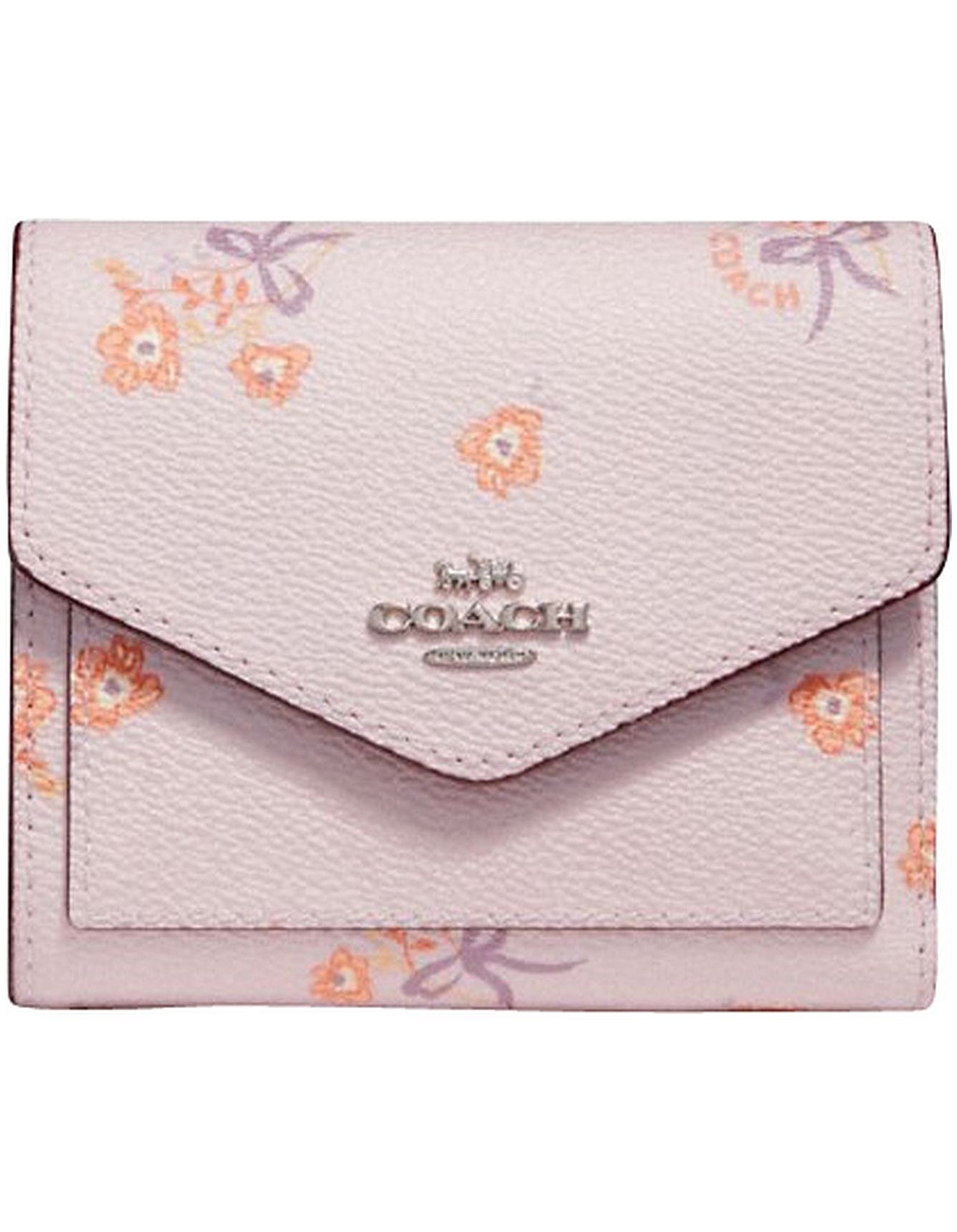 coach floral small wallet