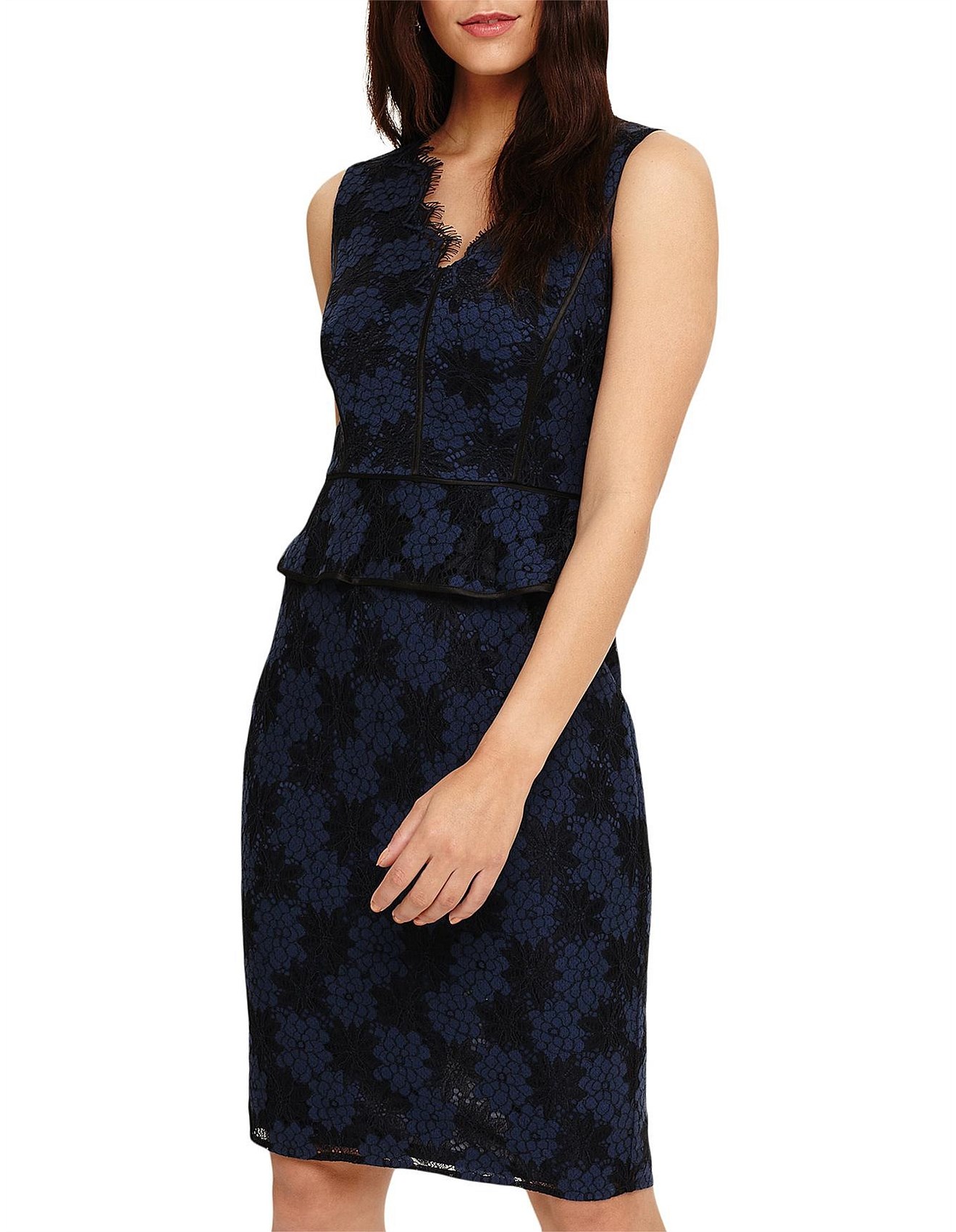 david jones lace dress