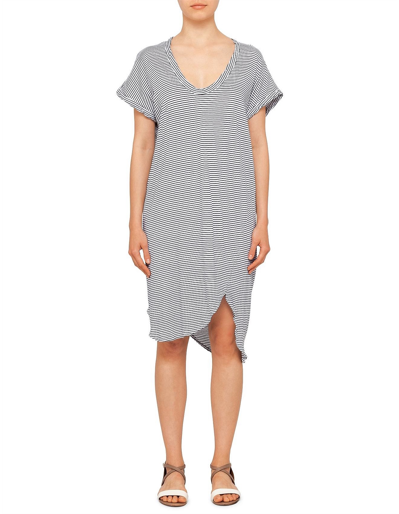 bassike t shirt dress