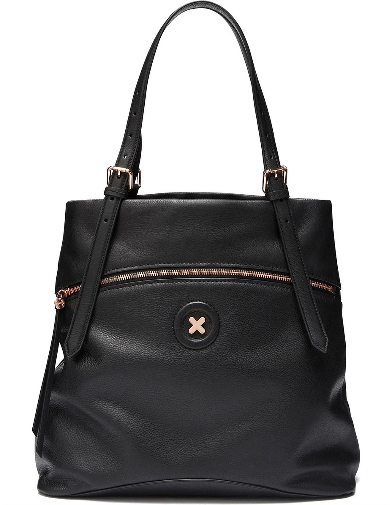 mimco black handbag