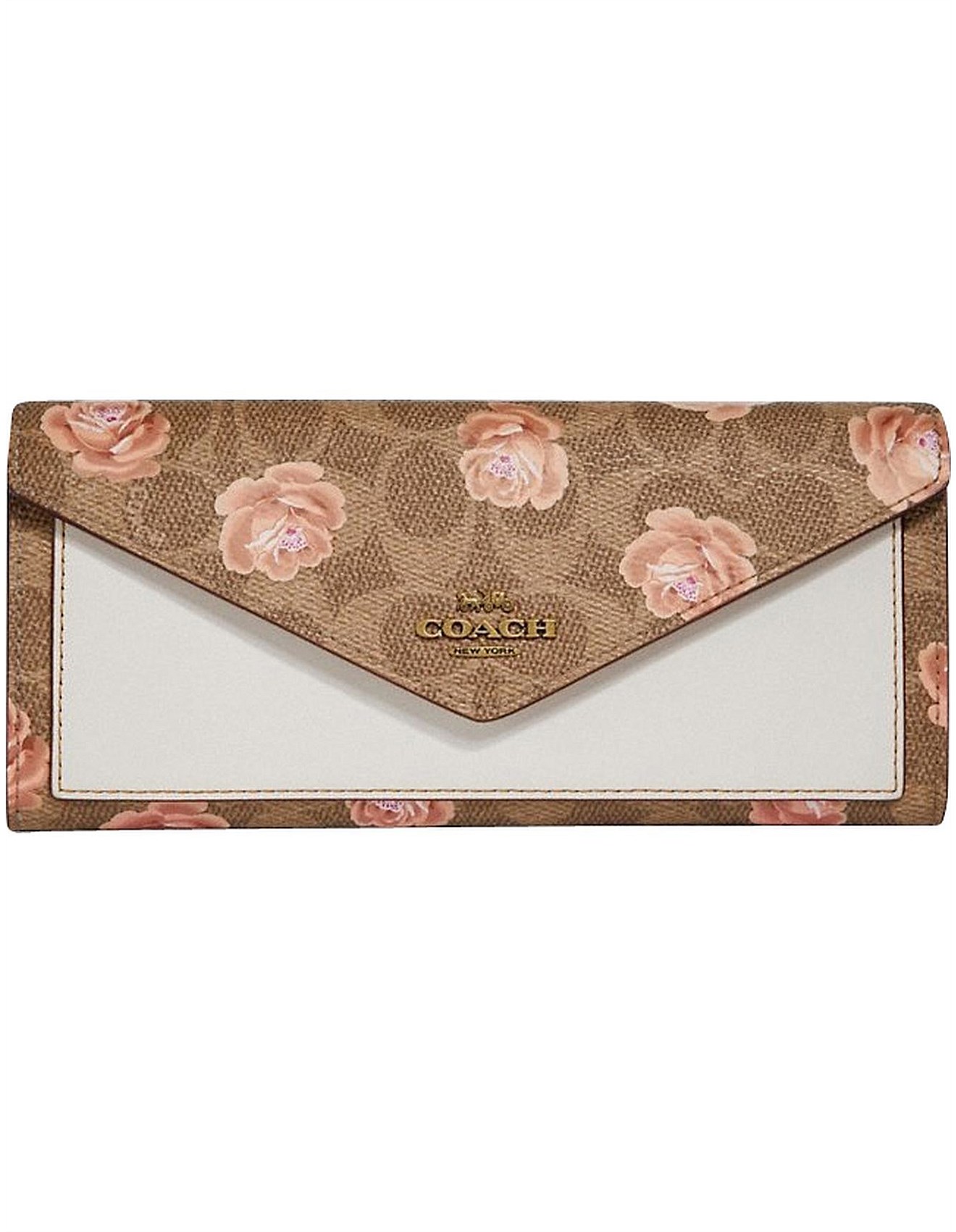 coach wallet rose