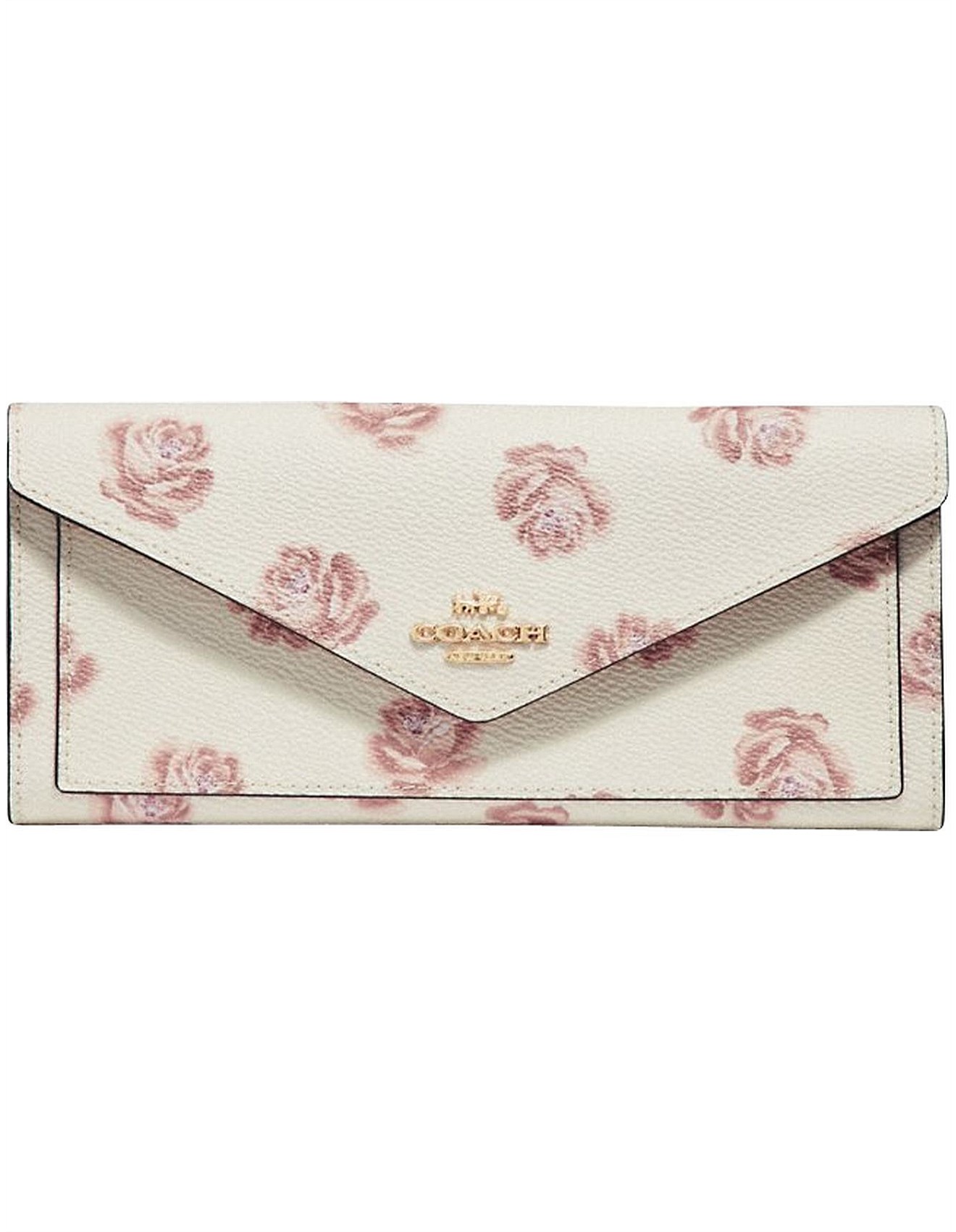 coach rose wallet