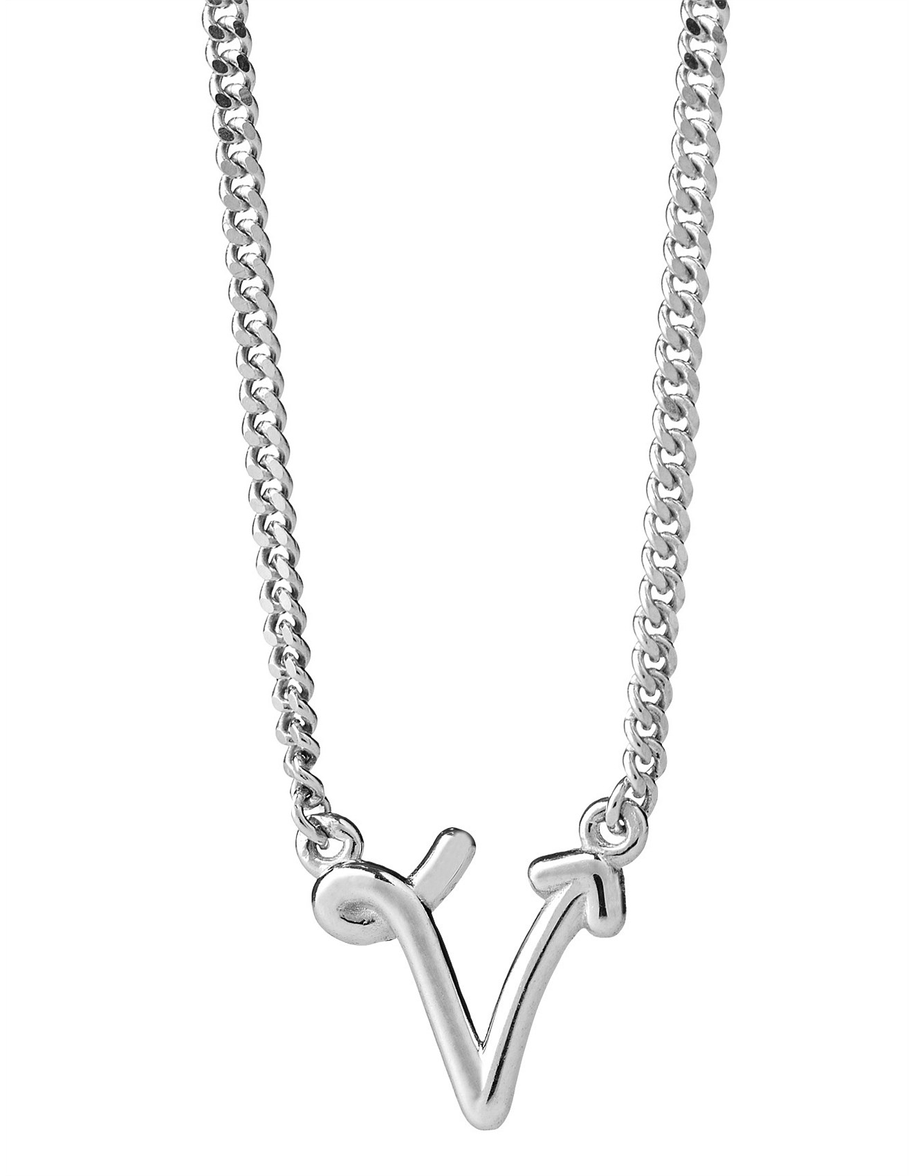 Karen walker initial on sale necklace