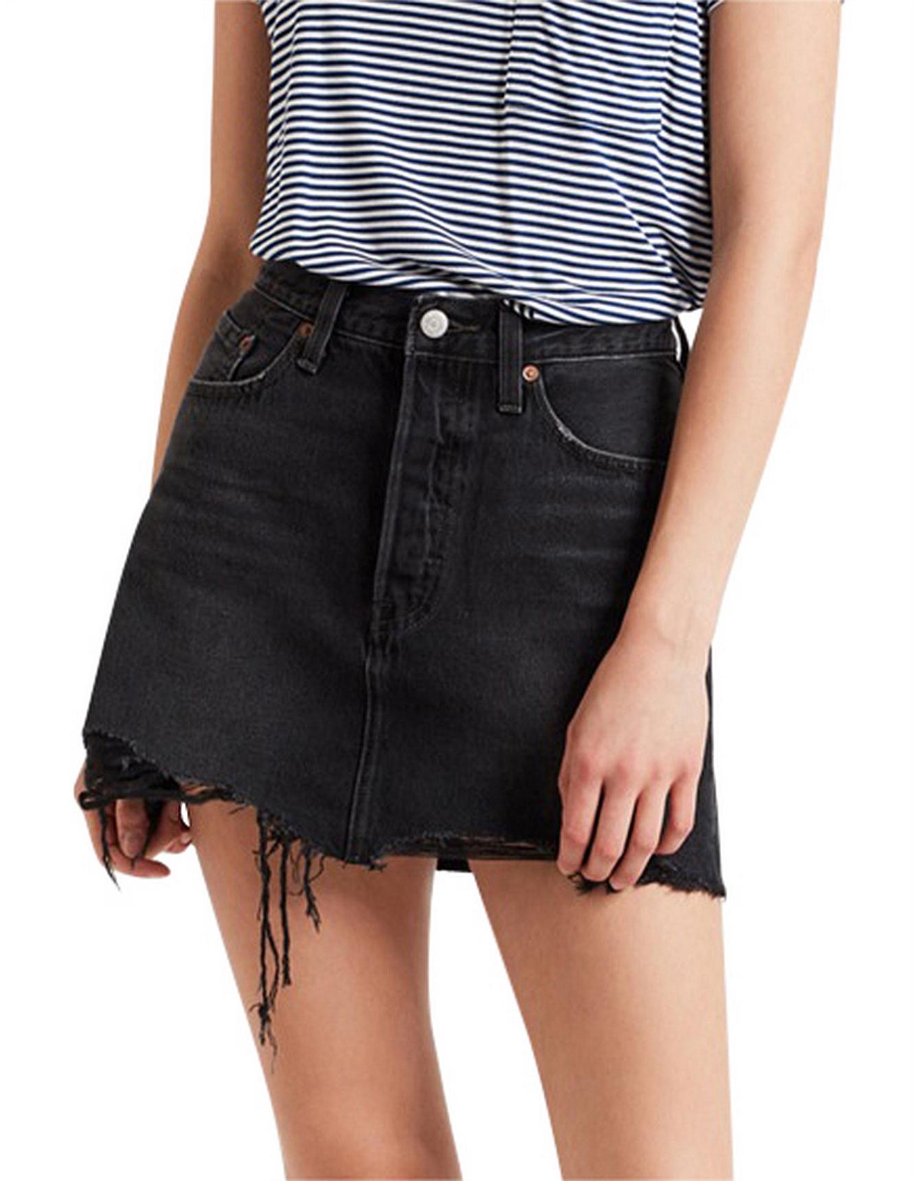 Black denim on sale skirt david jones