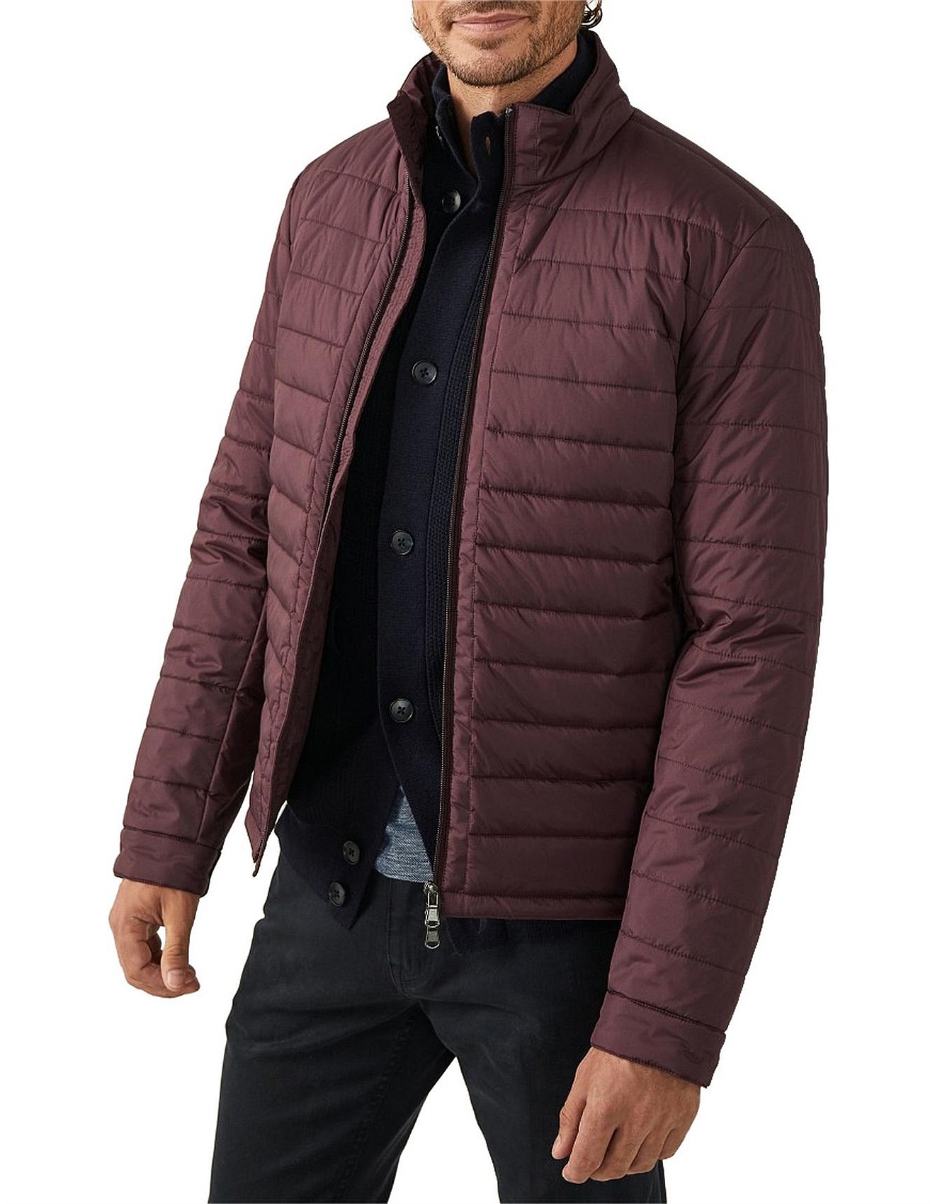 david jones mens puffer jacket